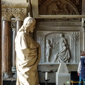 Damaged statue of Christ